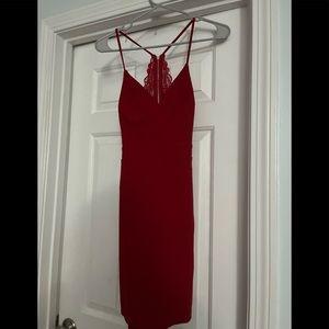 Red dress. Worn once